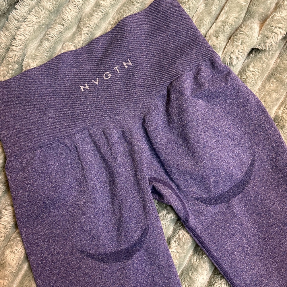 NVGTN Seamless  Leggings – Mauve Purple – Size XS – Gym Activewear